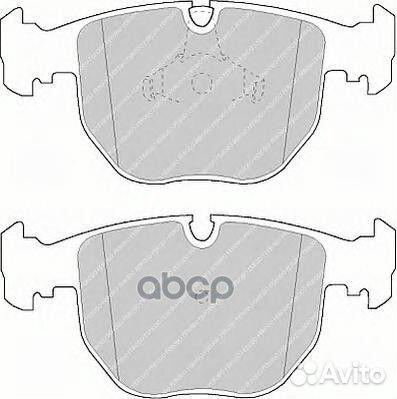 Колодки тормозные перед BMW X5 53 FDB997 Ferodo
