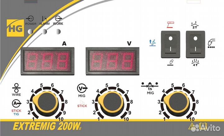 Сварочный ПОЛУАВТОМАТ hugong extremig 200W III