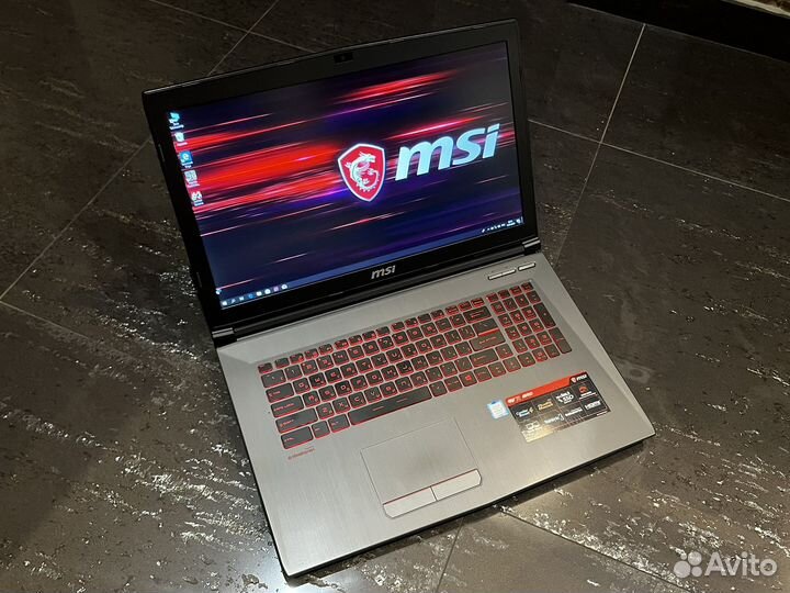 17.3 игровой MSI Gaming Core i7 16 GB ram