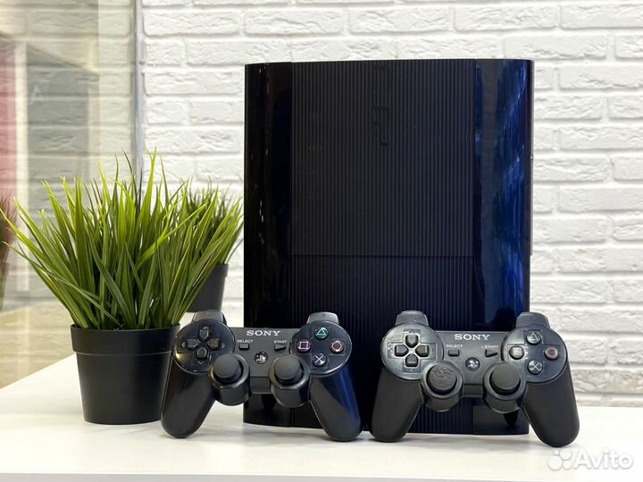 Sony PS3 SS 500гб + много игр