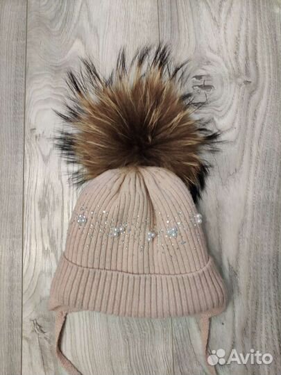 Шапка зимняя на завязках