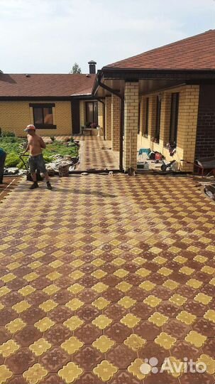 Укладка брусчатки и асфальтирование