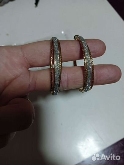 Серьги кольца
