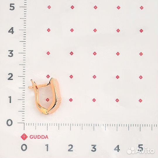 Серьги золотые