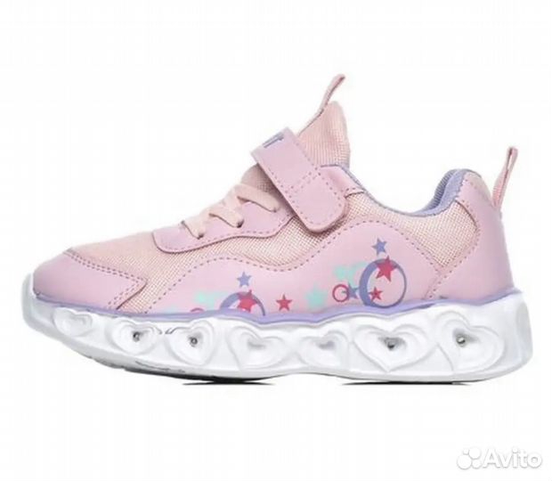 Светящиеся кроссовки 33,34