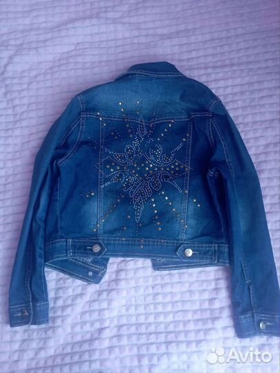 Джинсовая куртка для девочки