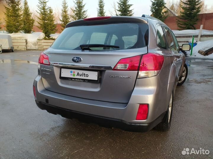 Subaru Outback 2.5 CVT, 2011, 168 000 км