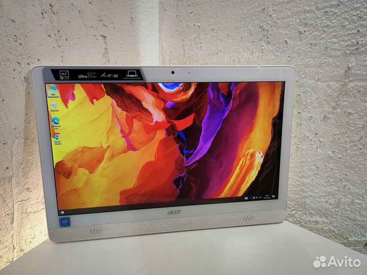 Моноблок Acer: 20 дюймов, SSD 480GB, Windows 10