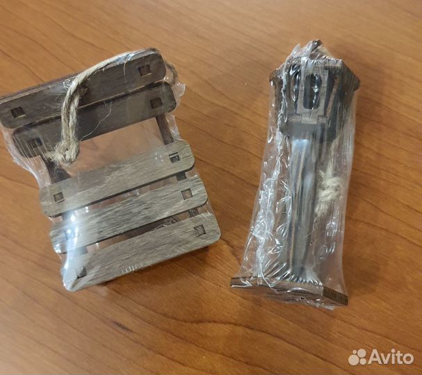 Деревянные ёлочные украшения