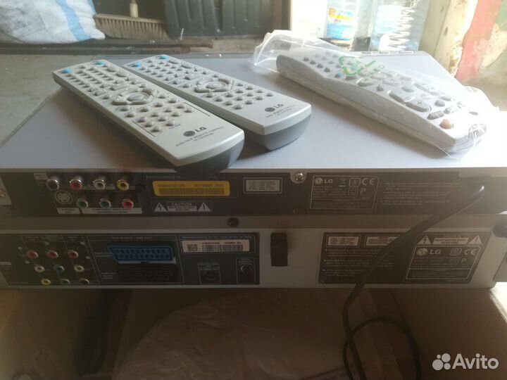 DVD VHS видеодвойка lg