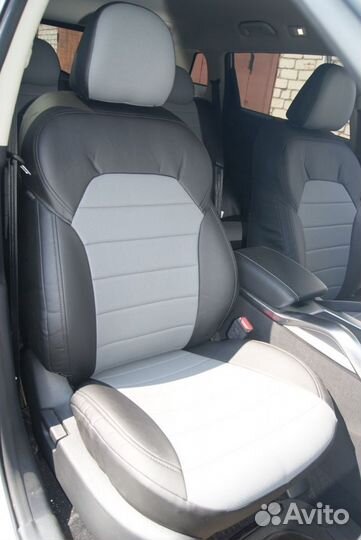 Чехлы экокожа на Geely Atlas от Автопилот