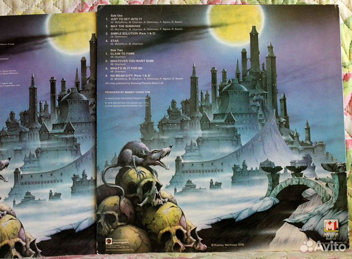 Nazareth No mean City Mountain UK пластинка