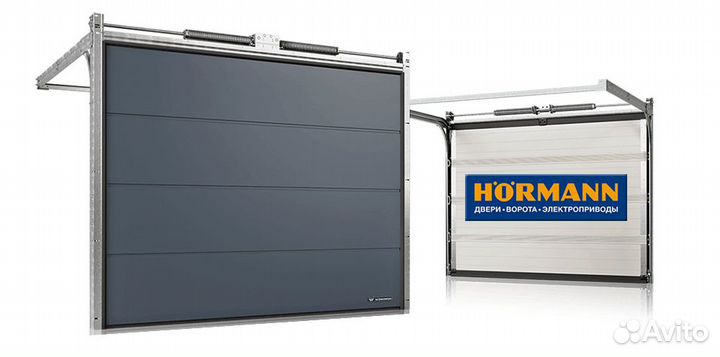 Ворота секционные подъемные. Двери Hörmann
