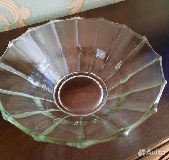 Ваза для фруктов стекло СССР