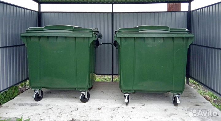 Пластиковый контейнер 1100л. Арт. 3300