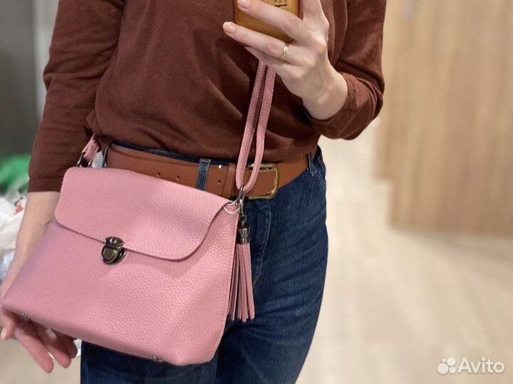 Сумка женская розовая