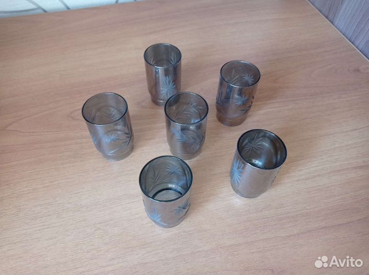 Рюмки цветное стекло СССР