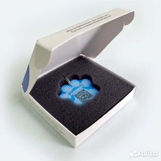 Адресник для собак и кошек с QR-кодом и NFC