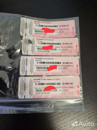 Ключи Windows 7 10 11