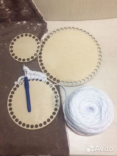 Донышки для вязания корзин