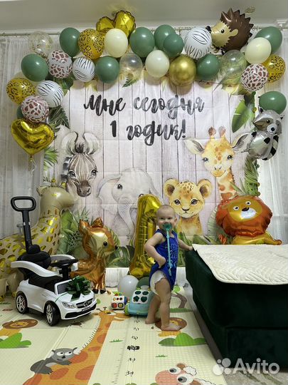 Фотозона (банер) на день рождения 1 год