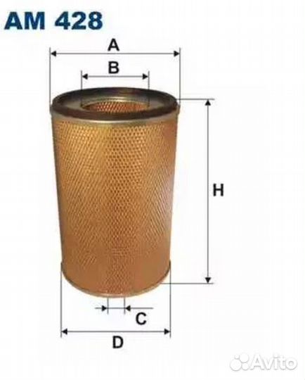 Filtron AM 428 - Фильтр воздушный