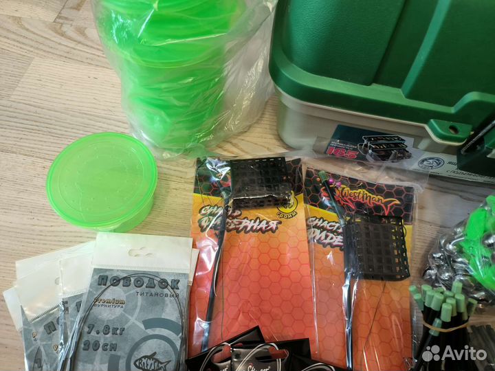 Кормушки, поводки, крючки, фидерная снасть,рыбалка