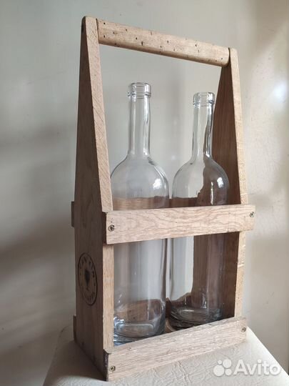 Подставка для бутылок дубовая