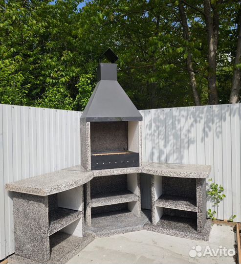 Мангальная зона под ключ/доставка/установка