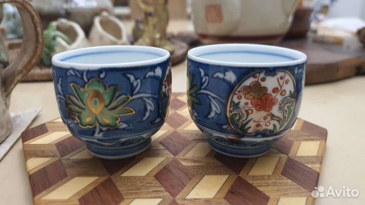 Японская винтажная чайная посуда, Кутани,листайте