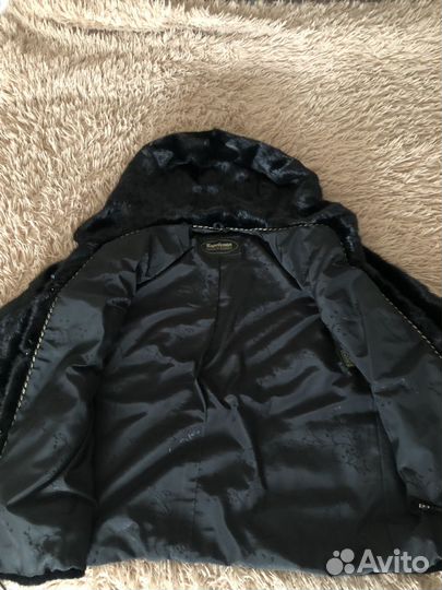 Шуба норковая 46 48 черная автоледи