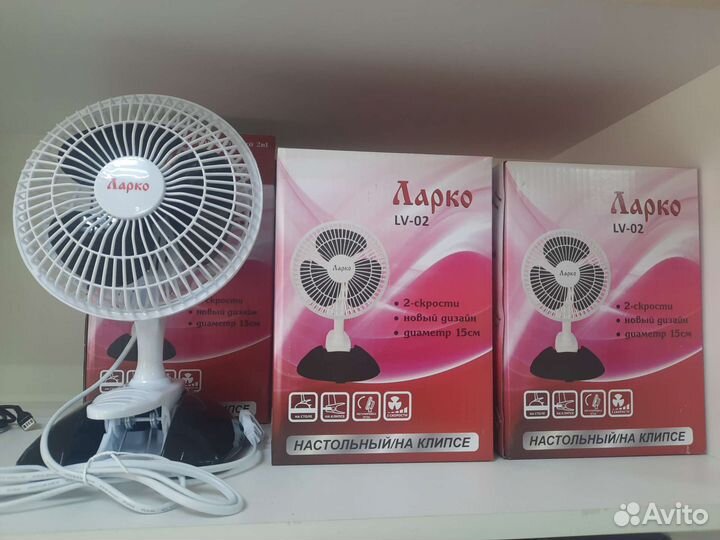 Вентилятор напольный и настольный новый