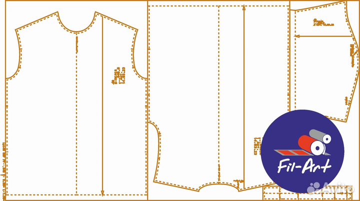 Печать лекал/выкроек/чертежей