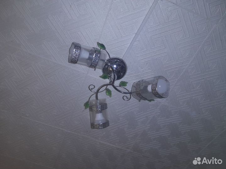 Люстра потолочная бу