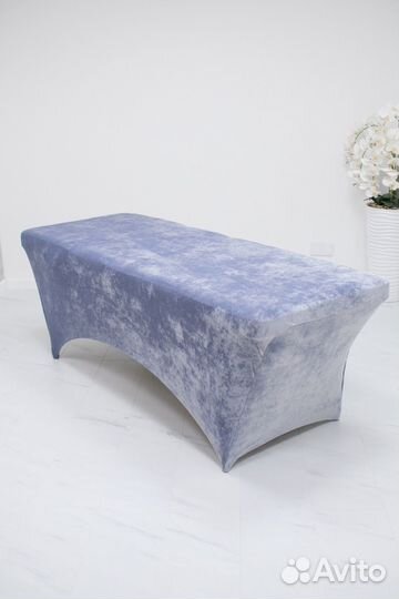 Удлиненный чехол до ножек для кушетки, 180х60х70
