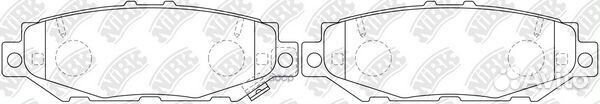 Колодки торм.зад.спортивные PN1363S NiBK
