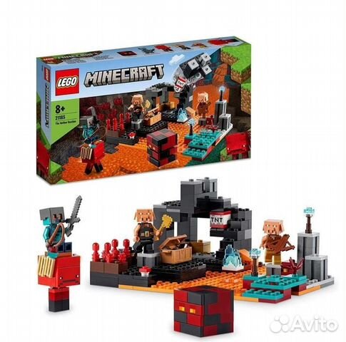 Lego minecraft 21242 и 21185
