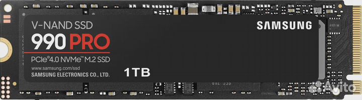 SSD, Samsung, 990 PRO MZ-V9P1T0BW, PCi, M.2, 1 000GB, New