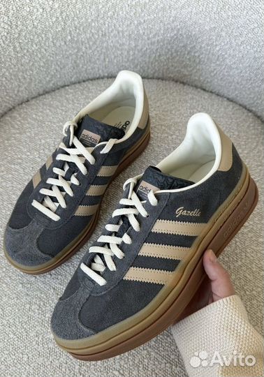 Кроссовки Adidas Gazelle Bold Grey Multi Platform