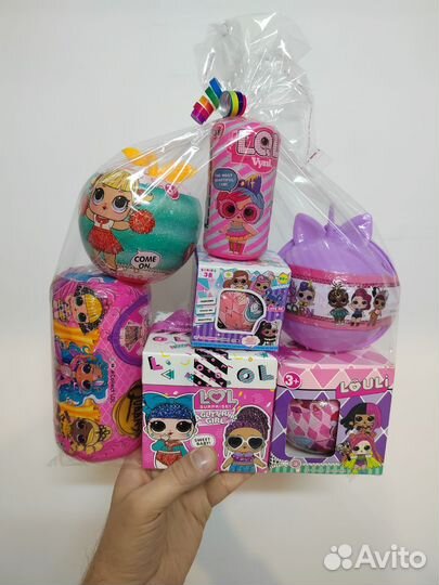 Кукла лол большой подарочный набор 7 кукол