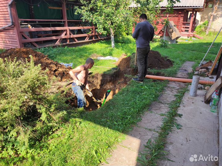 Установка септика на даче за 1 день