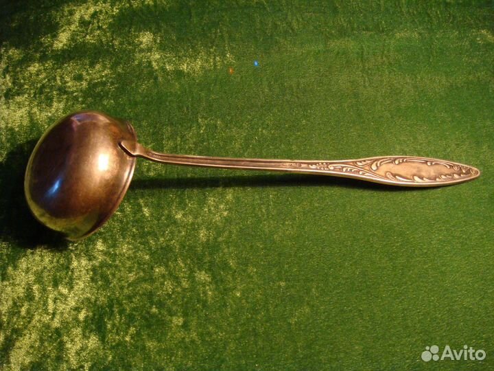 Половник Старинный Мельхиоровый Серия Пламя