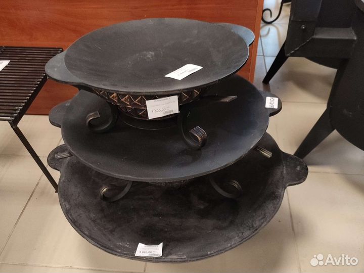 Сковорода чугунная Садж d45см