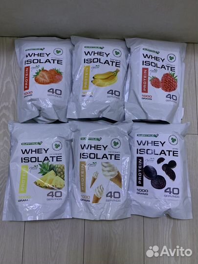 Протеин сывороточный изолят по 1 кг