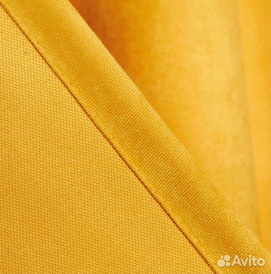 Шторы желтые канвас