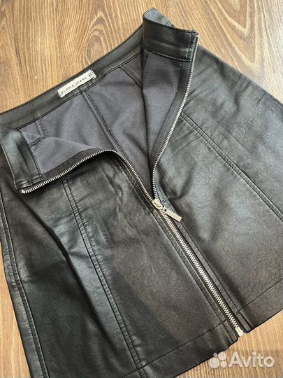 Кожаная юбка