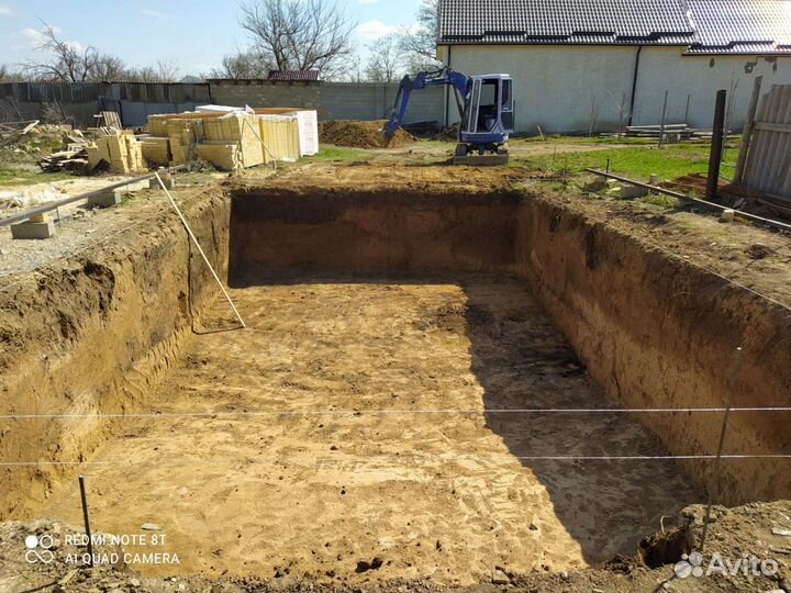 Услуги мини экскаватора