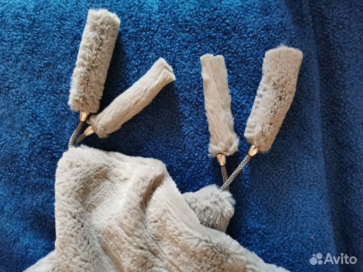 Шапка и шарфик из искусственного меха