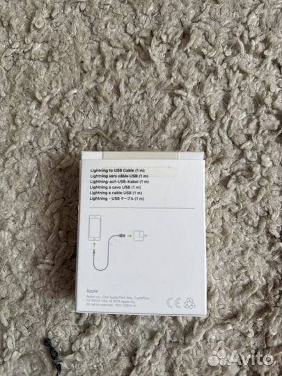 Оригинальный кабель Apple USB/Lighting, 1 м