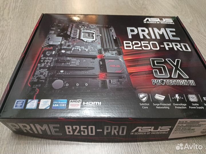 Материнская плата Asus Prime B250-PRO